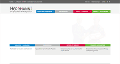 Desktop Screenshot of herrmann-personal.de