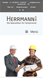 Mobile Screenshot of herrmann-personal.de